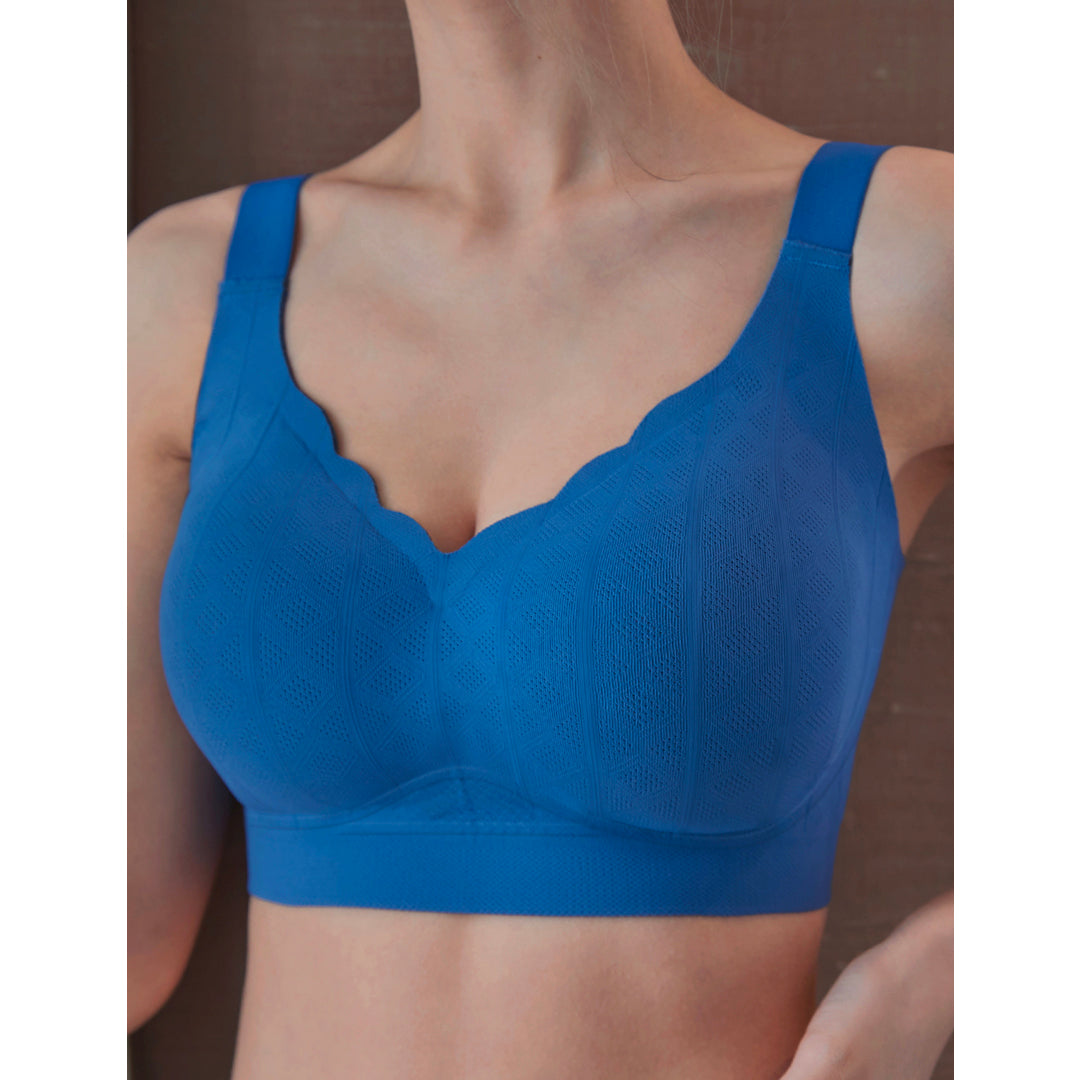 Chloe 2.0 Air Permeability Cooling Scalloped Neckline Bra Up to I