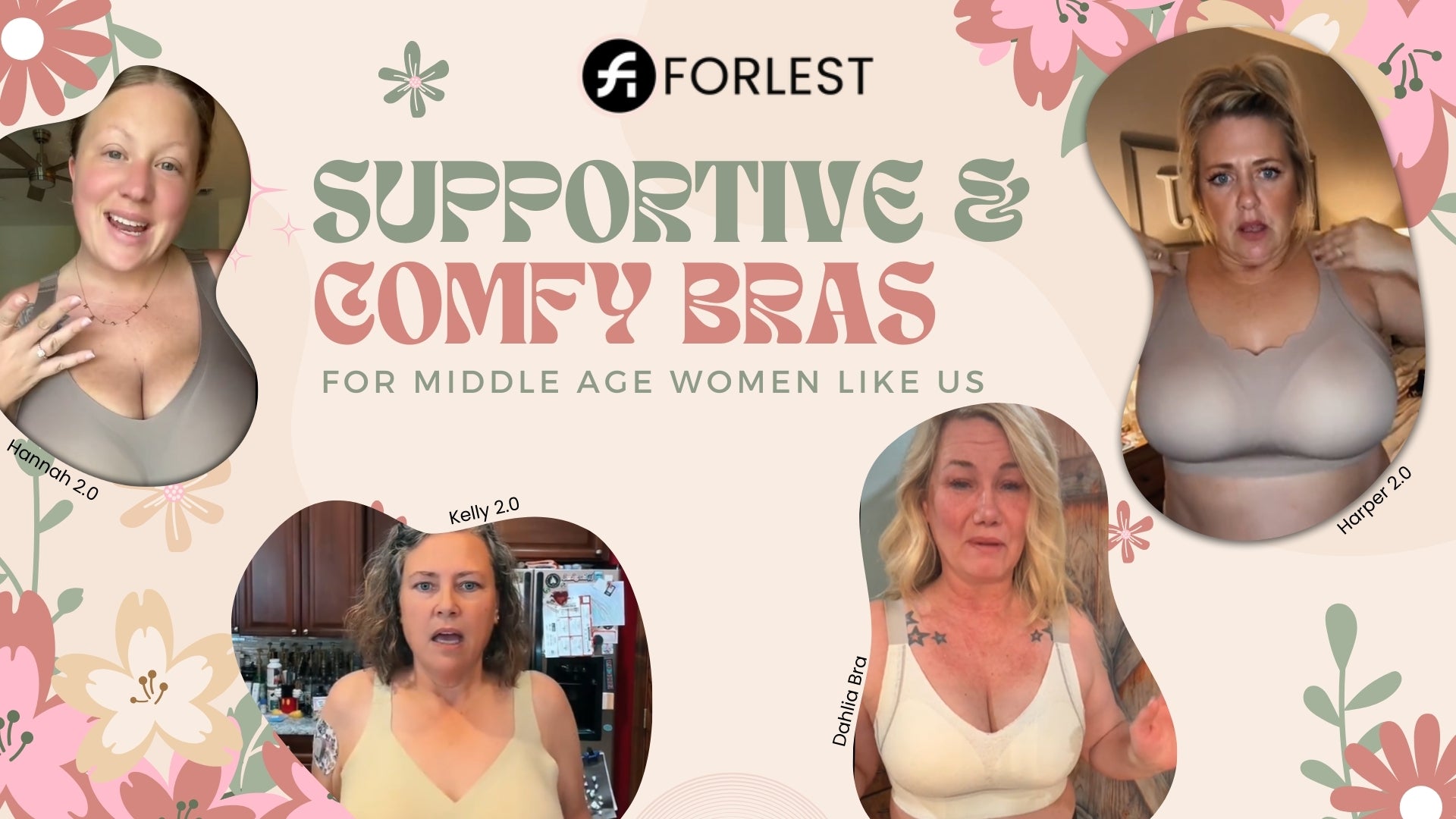 Supportive and Comfortable Bras for Middle Age Women Like Us