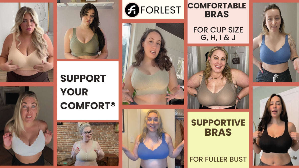 Finding the Perfect Fit: Comfortable Bras for G–J Cup Sizes