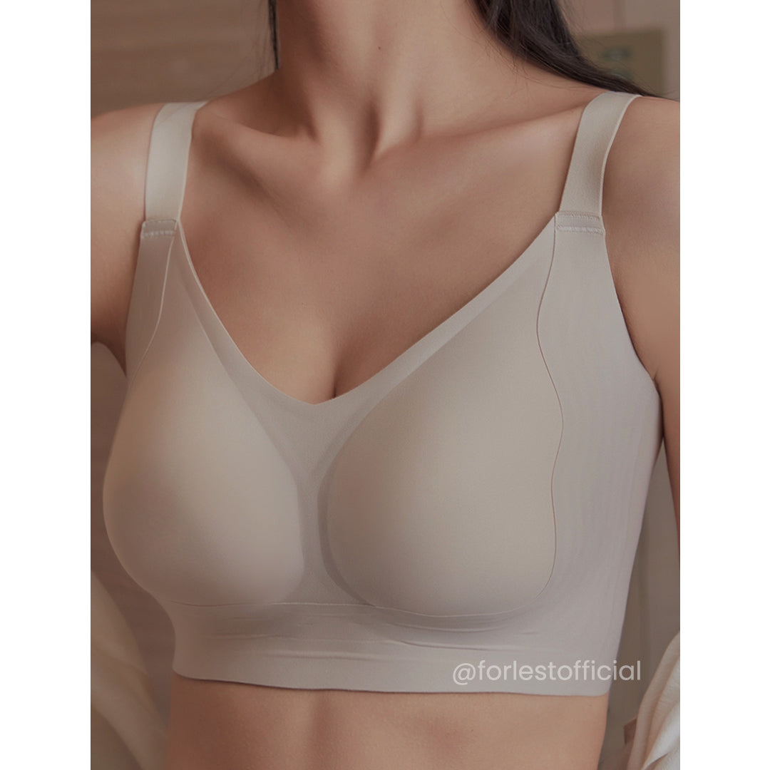 Hazelle W-Jelly Gel® Comfy Bra with Higher Sidewings & Adds Cleavage Up to H Cup