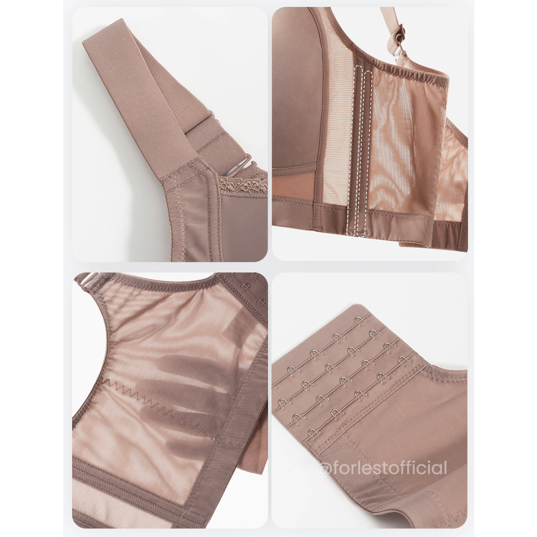Florence Breathable Full-Coverage Bra No More Uniboobs Available in 33 Unique Sizes Up to 42"