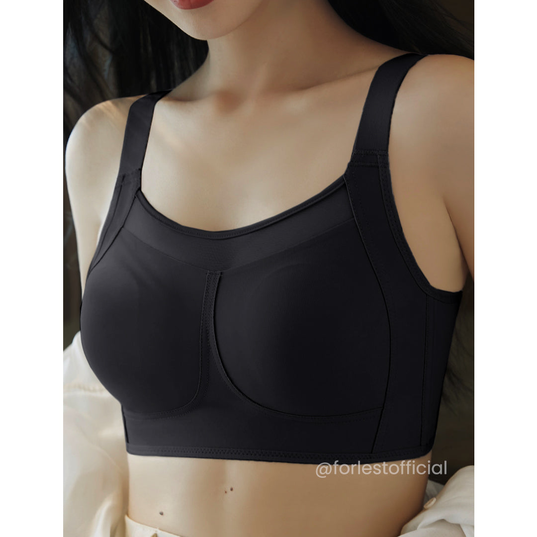 Nadia Mesh Neckline Posture Bra with Jelly Gel® Sidewings Up to Band 40”