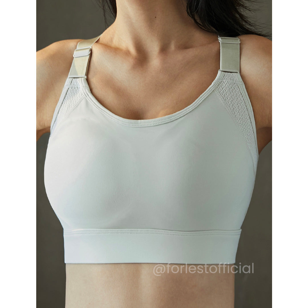 Denver Running Sports Bra with Adjustable Straps & Fixed Pads Up to Cup I