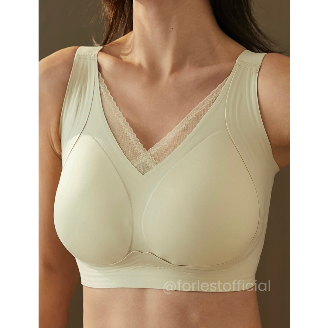 Kristen Lacy Neckline Minimizer Bra with Enhanced Sidewings Support up to J Cup
