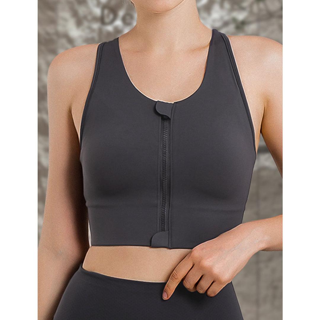 （Clearance-For Fuller Bust) Sports Bra Up To 5XL