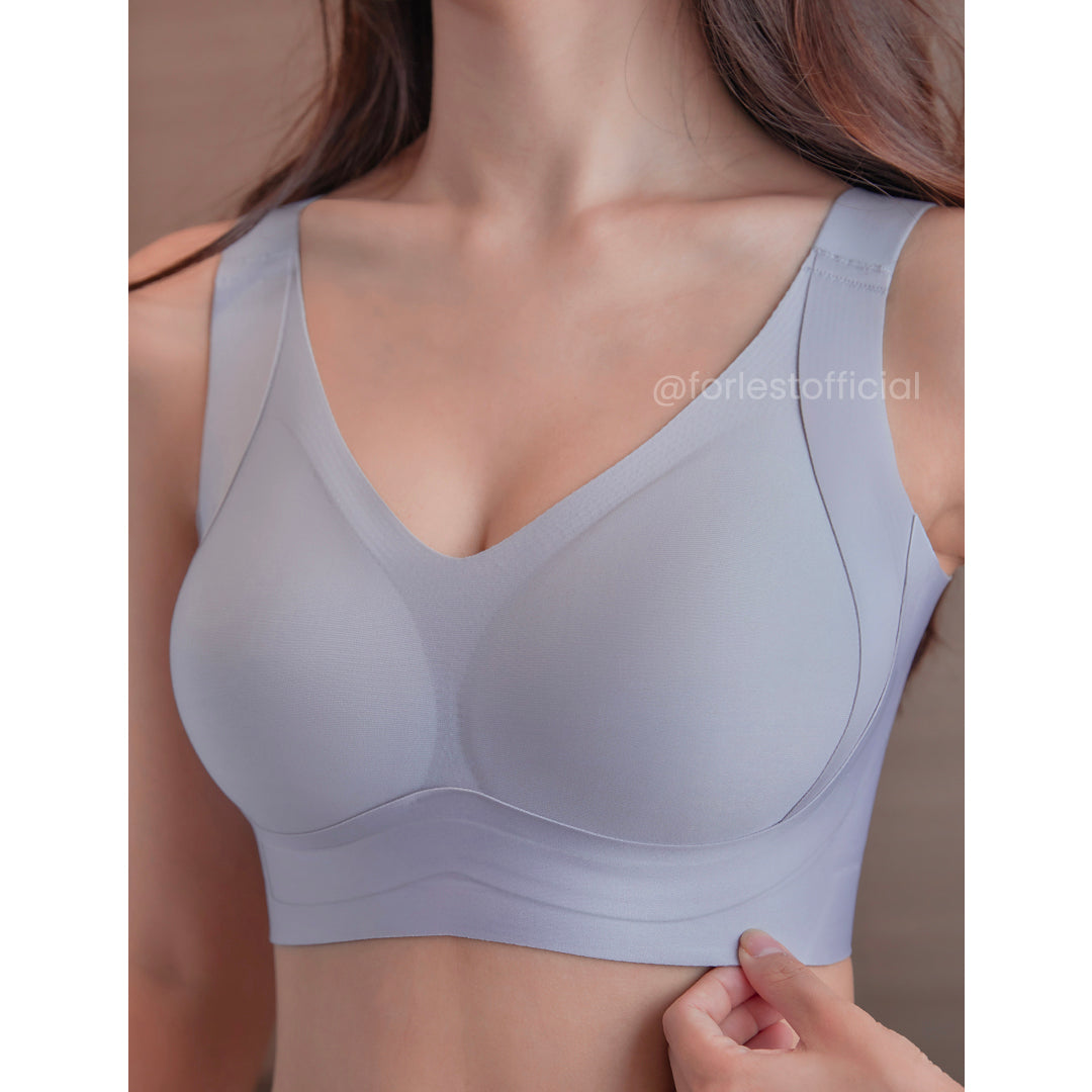 HANA LADIES CONTRAST TRIM UNDERWIRED FULL CUP BRA NATURAL D CUP