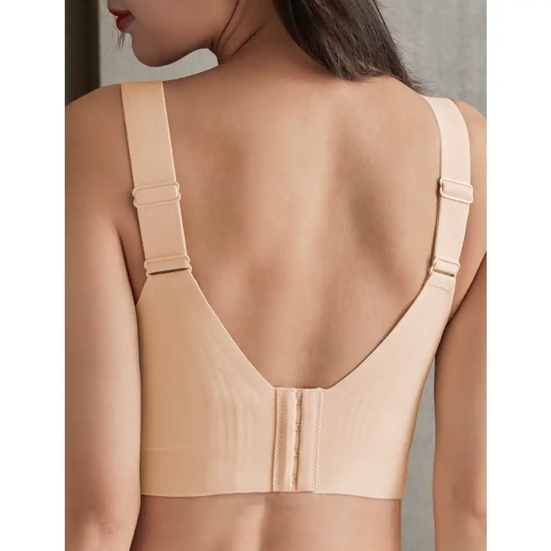 Kiara Mesh Neckline Comfy Bra with Lift & Separation Up to 44" Band & J Cup