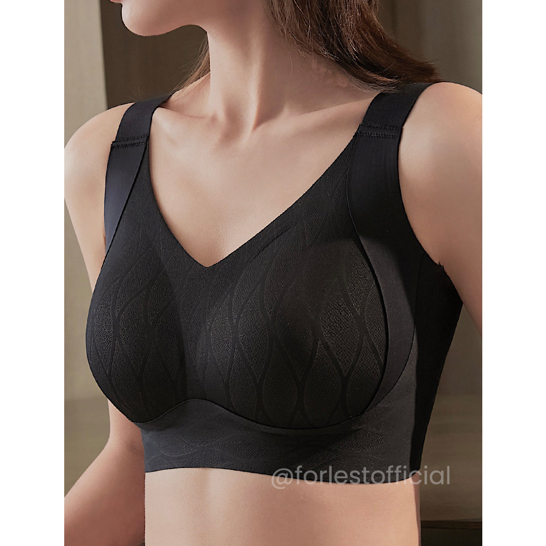 Kimi Enhanced W-Support Posture Bra With Silky Soft Fabric Up to I Cup