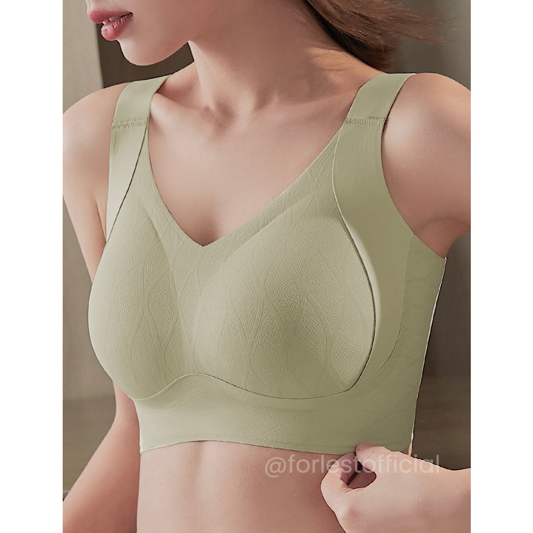 Kimi Enhanced W-Support Posture Bra With Silky Soft Fabric Up to I Cup