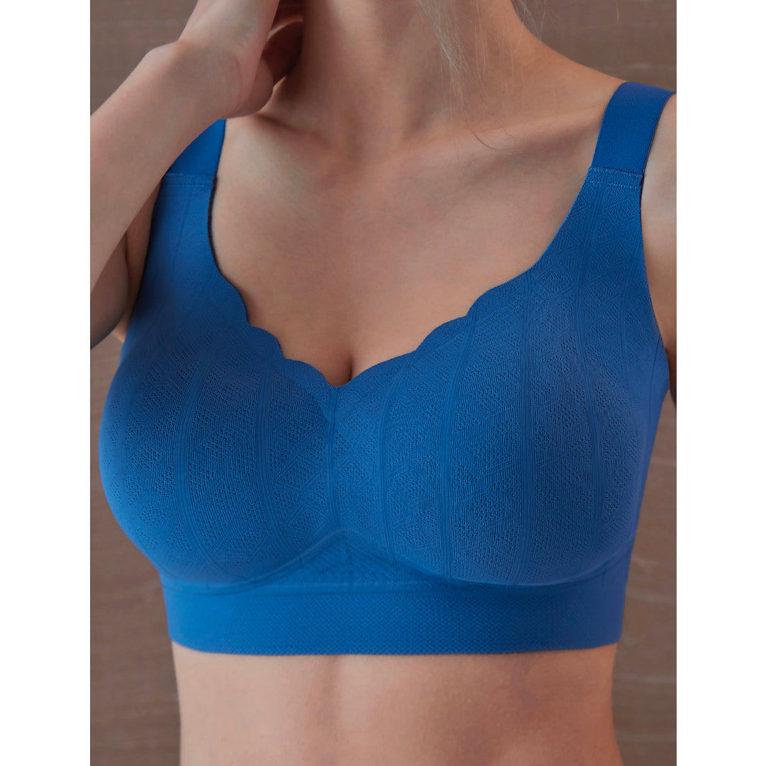 Chloe 2.0 Enhanced Support Scalloped Neckline Bra Up to G Cup