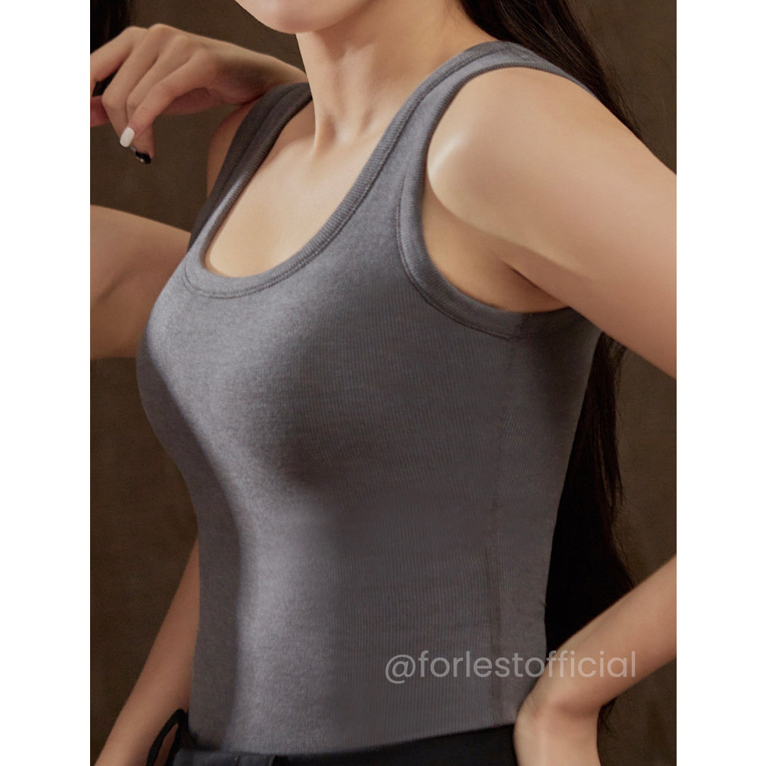 Willa Comfort Tank with Built-In Bra Support Up to I Cup