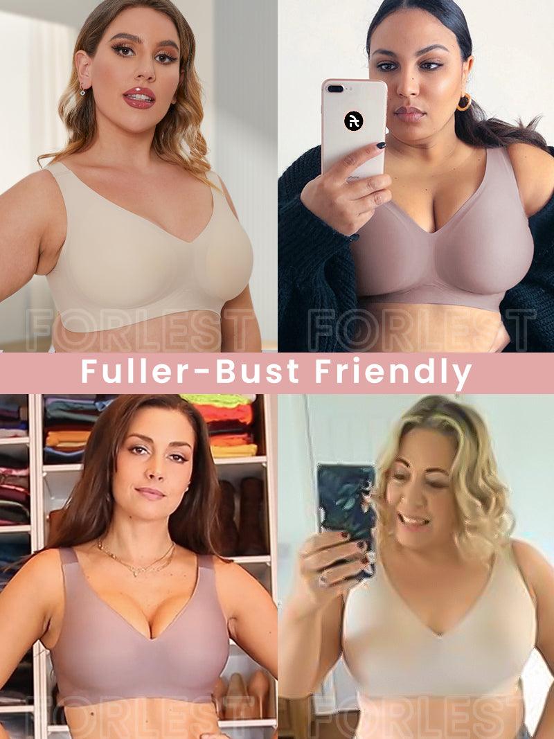 Jelly Gel® Mabel+ No-wire Bra for Big Boobs Up To I Cup - forlest