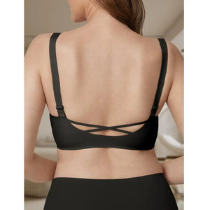 Jelly Gel® Anna Buttery Soft Criss-Cross Vest Bra Up to 42G - forlest