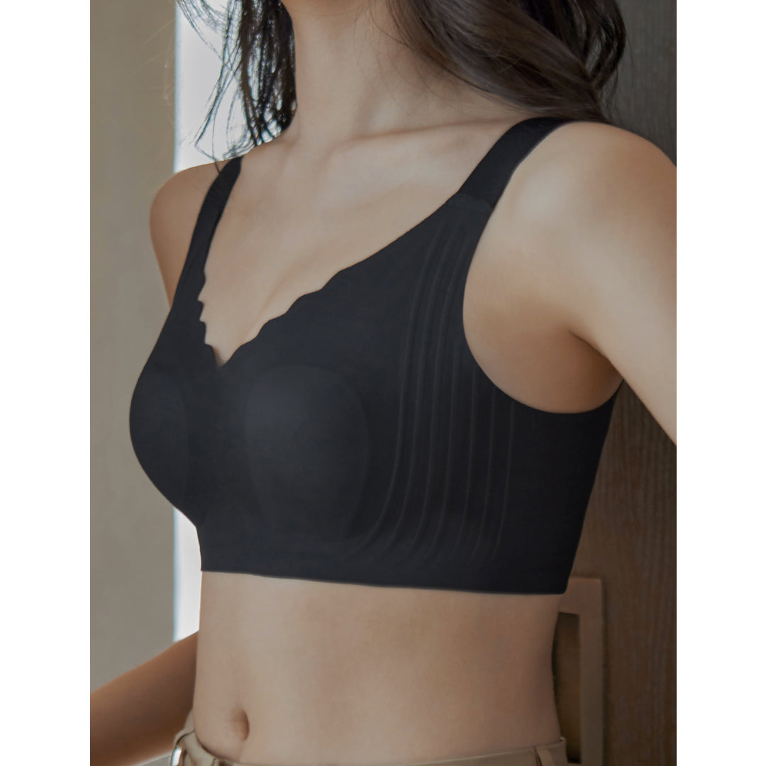Jelly Gel®️ Eileen Ultra-Thin Fixed Pads Cooling Wireless Bra Up To J Cup