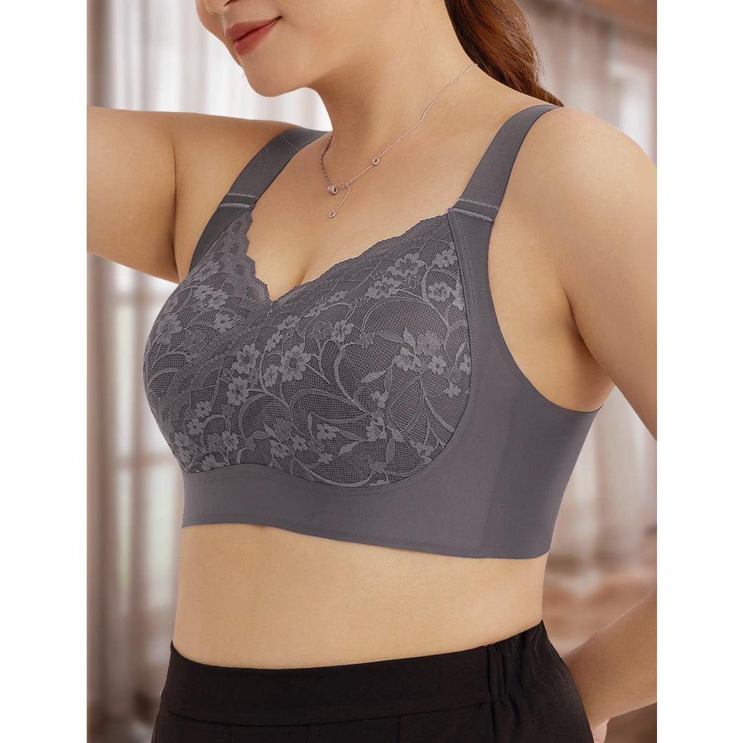 Lily Skin-Friendly Scalloped Lace Design Bra Up To G Cup - forlest