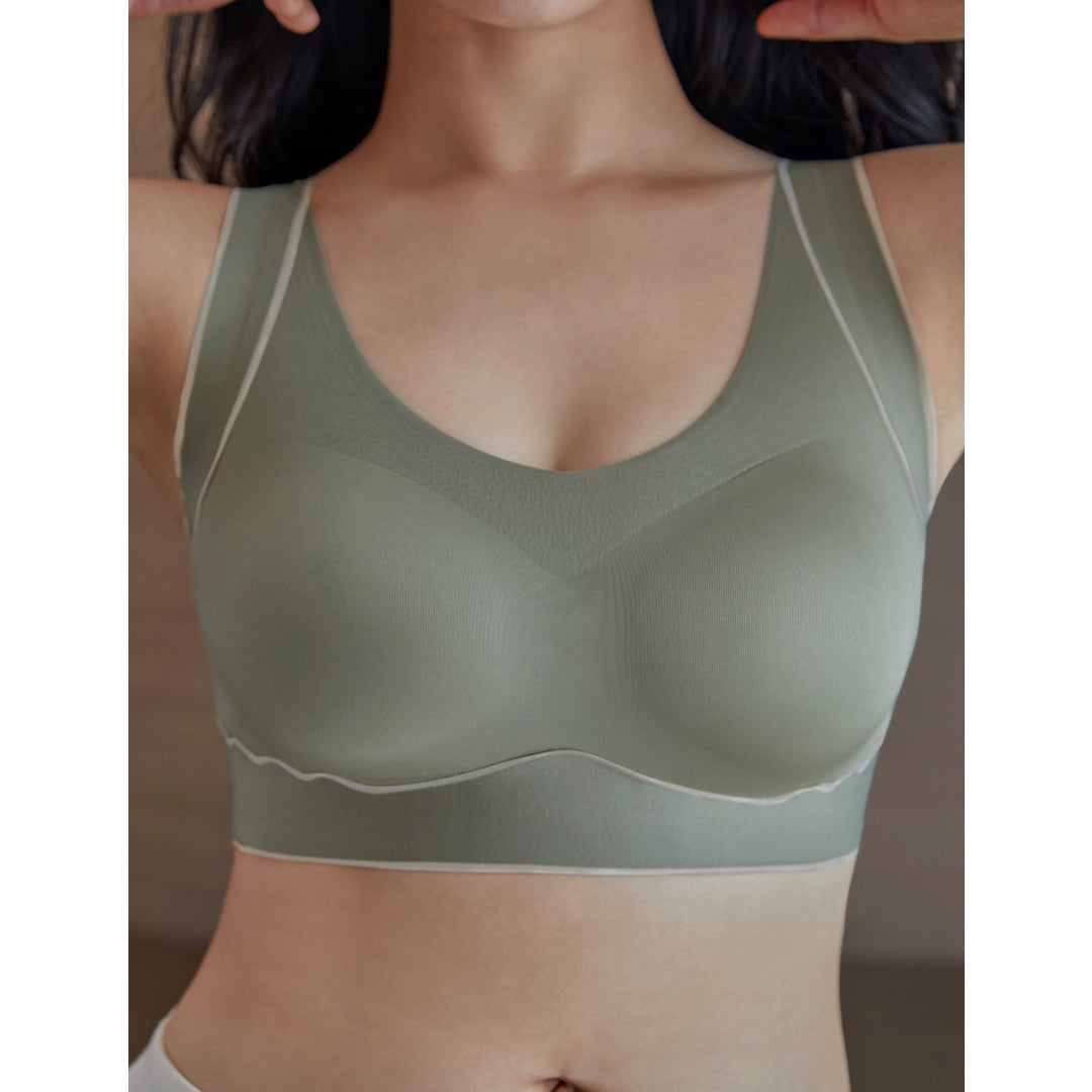 Celia Dual-Tone W-Support Cushioned Cup Bra For Smaller Bust & Wider Band