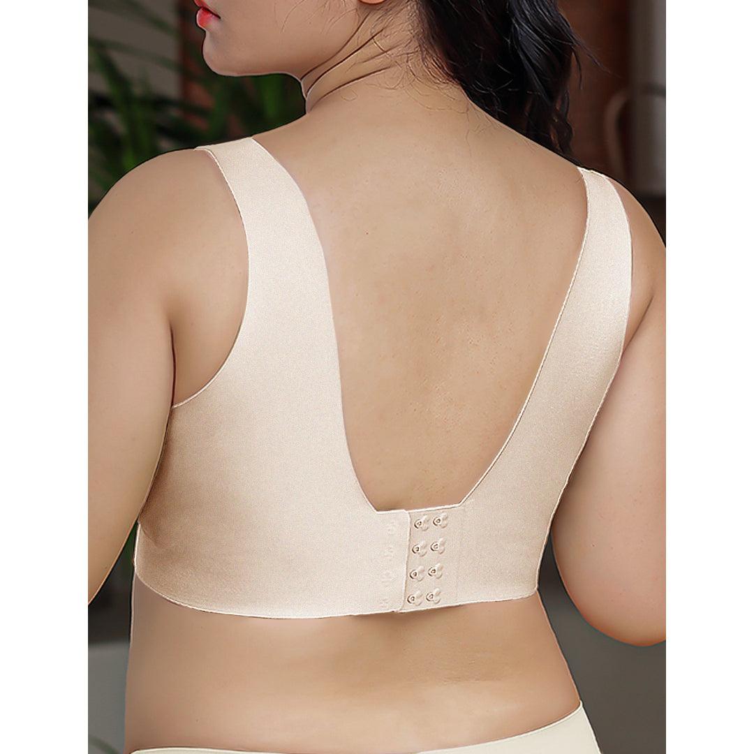 Sweet Curves Scalloped Bra, Sweetsmooth - Scalloped Design Natural